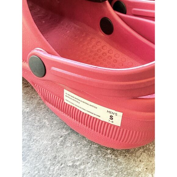 San Francisco 49ers FOCO Red Men\'s Big Logo Solid Clog w/ Strap NWT Size S 7-8 main image 6